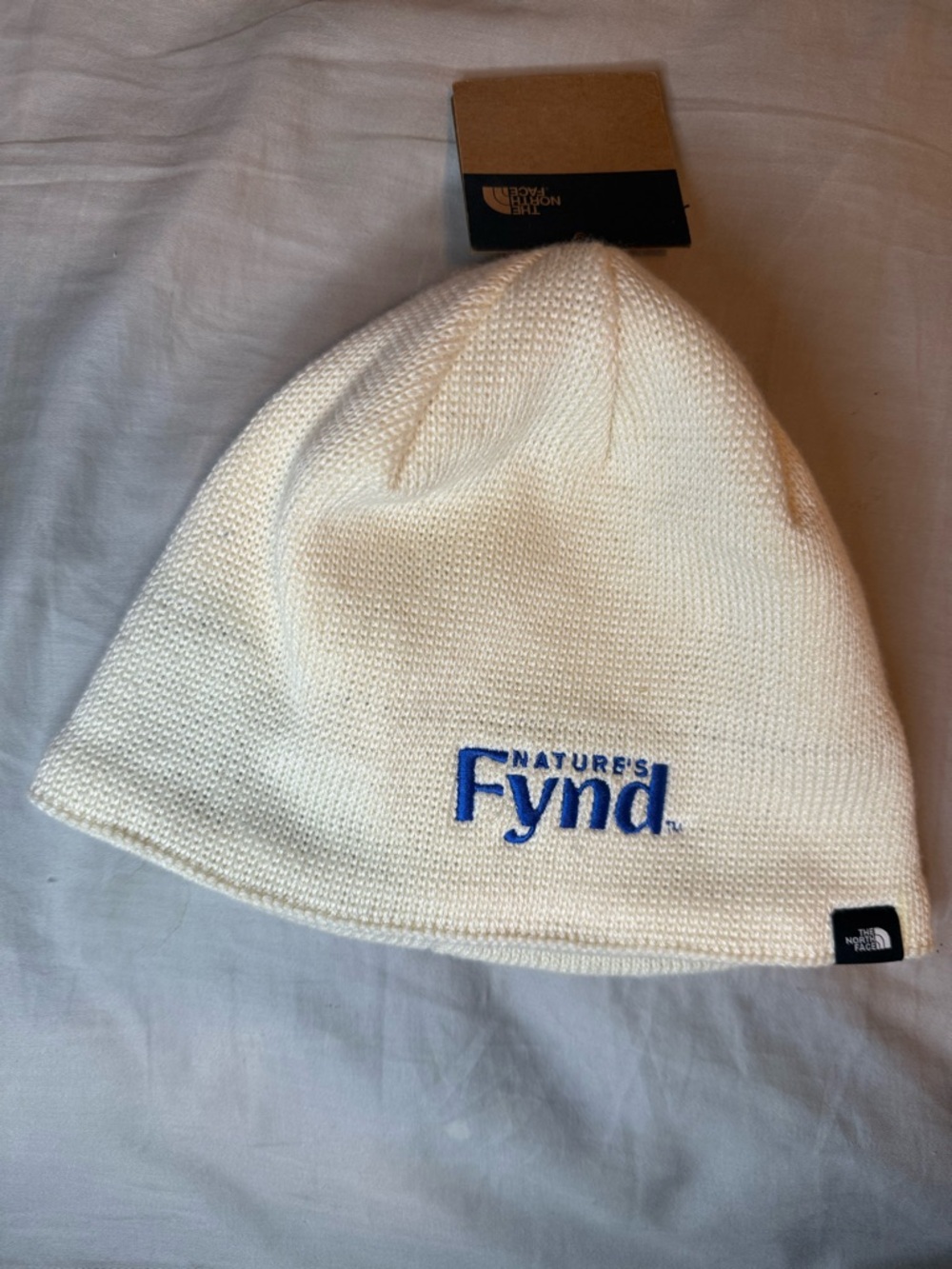 The North Face Cream 'Nature's Fynd' Knit Beanie